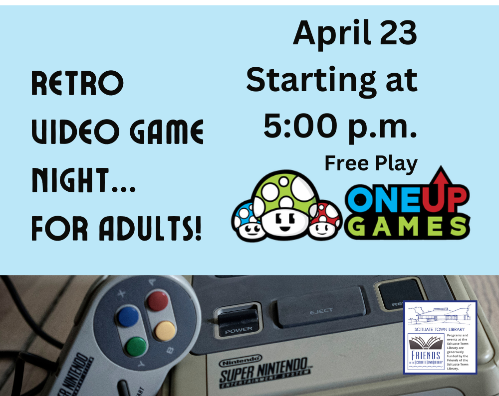 One Up Games for Adults @ 5PM 4/23/24