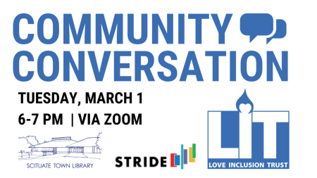 Community Conversations Logo with STL, STRIDE, and LITPAG