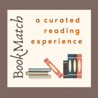 BookMatch button; reads &quot;a curated reading experience&quot;