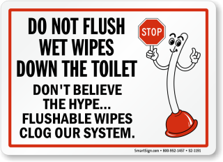 Do Not Flush Wipes