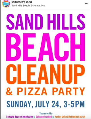 Sand Hill Beach Clean Up and Pizza Party