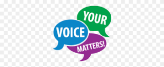 Your Voice matters 