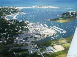 Aerial View of Scituate Harbor
