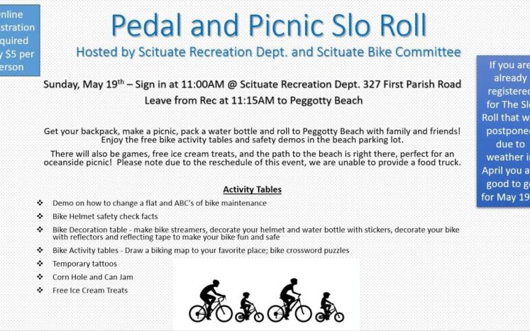 Scituate MA | Pedal and Picnic Slo Roll
