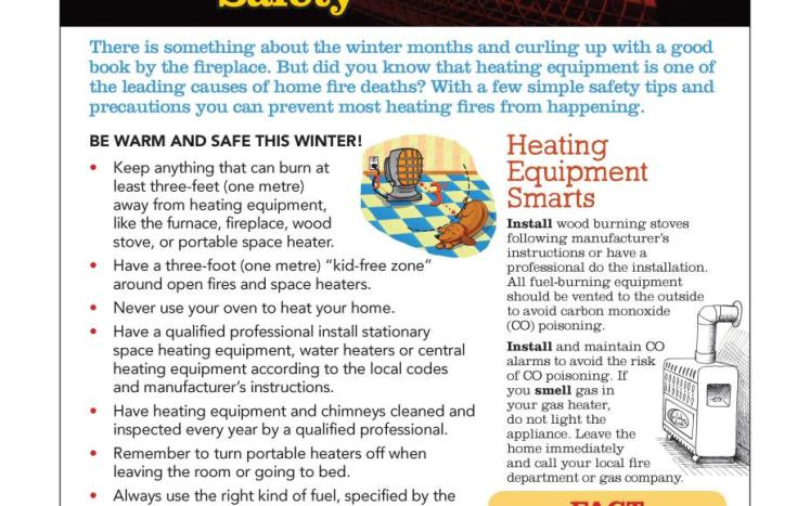 Heating Safety Flyer
