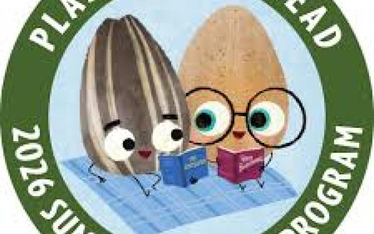 Summer Reading Logo, "Plant a Seed, Read"